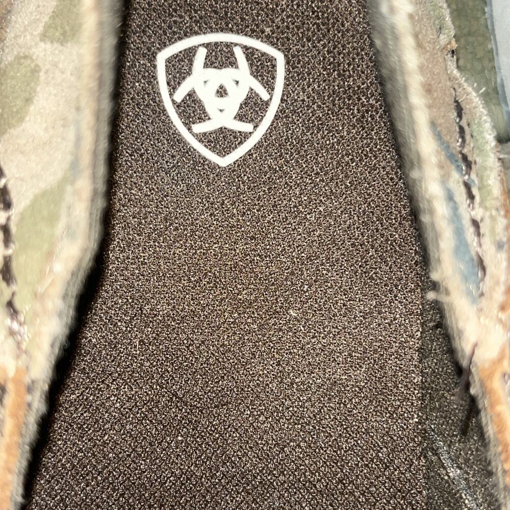 Ariat 9.6 Leather Upper Camouflage Slip On Shor View 2